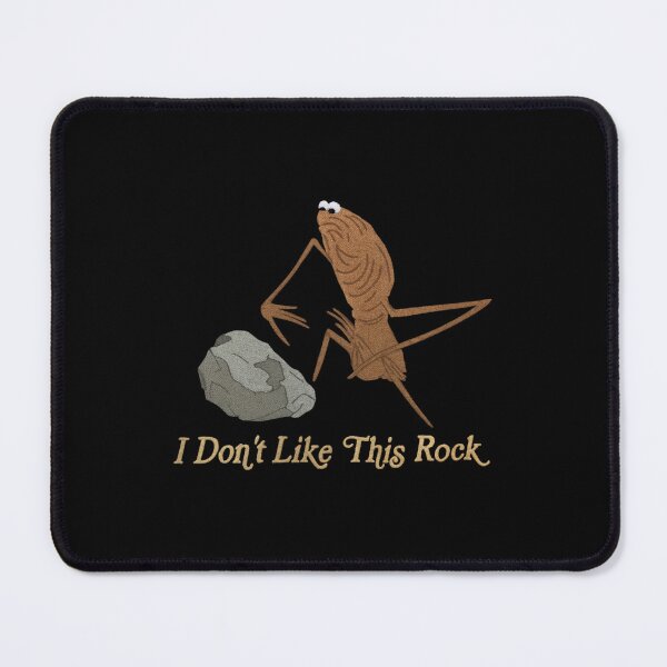 Item preview, Marcus The Worm Embroidered - I Don't Like This Rock, Weirdcore designed and sold by JayeAdorableCat.