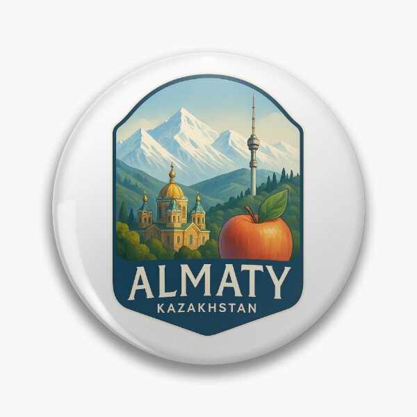 Item preview, Almaty Kazakhstan – Golden Apples and Tien Shan Peaks designed and sold by Aryabek.
