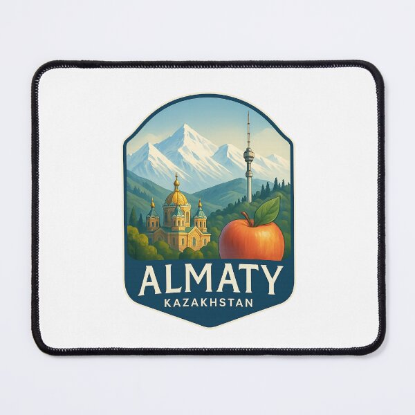 Item preview, Almaty Kazakhstan – Golden Apples and Tien Shan Peaks designed and sold by Aryabek.