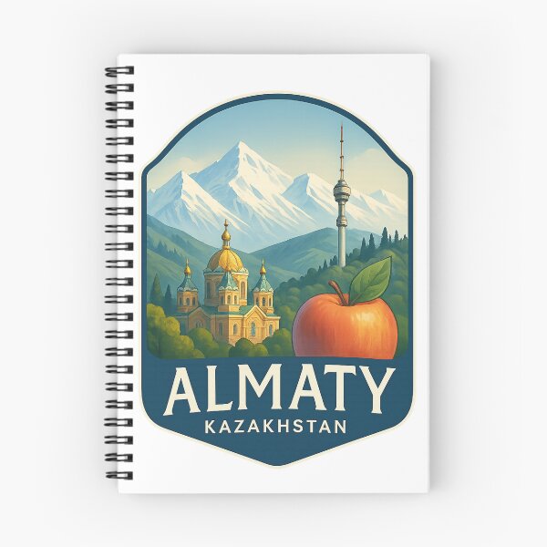 Item preview, Almaty Kazakhstan – Golden Apples and Tien Shan Peaks designed and sold by Aryabek.