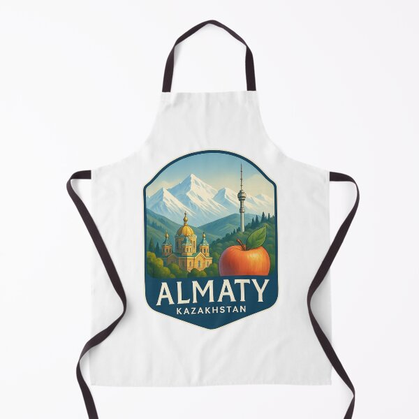 Item preview, Almaty Kazakhstan – Golden Apples and Tien Shan Peaks designed and sold by Aryabek.