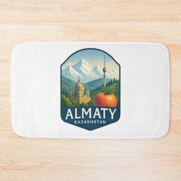 Item preview, Almaty Kazakhstan – Golden Apples and Tien Shan Peaks designed and sold by Aryabek.