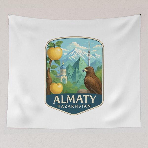 Item preview, Almaty Kazakhstan – Ascension Cathedral and Tien Shan Landscape designed and sold by Aryabek.