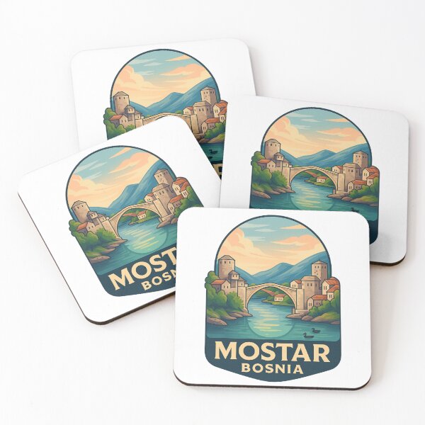 Item preview, Mostar Bosnia – Peaceful Waters beneath Stari Most designed and sold by Aryabek.