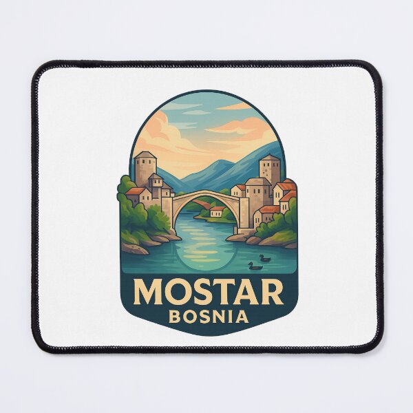 Item preview, Mostar Bosnia – Peaceful Waters beneath Stari Most designed and sold by Aryabek.