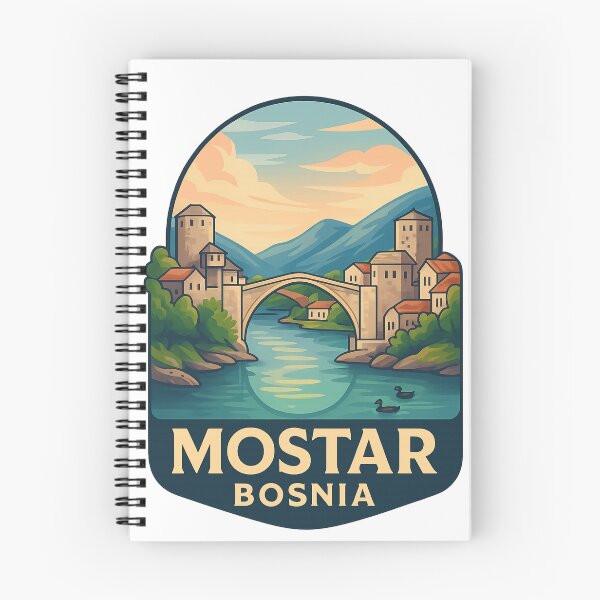 Item preview, Mostar Bosnia – Peaceful Waters beneath Stari Most designed and sold by Aryabek.