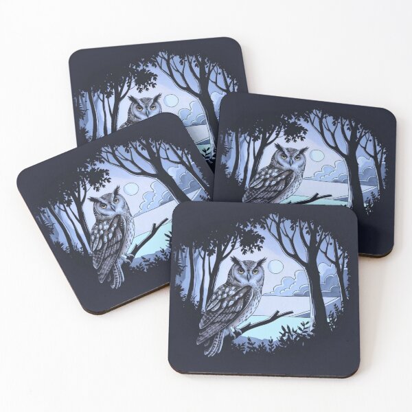Item preview, Clearing in the Woods: Owl designed and sold by Kwandry.