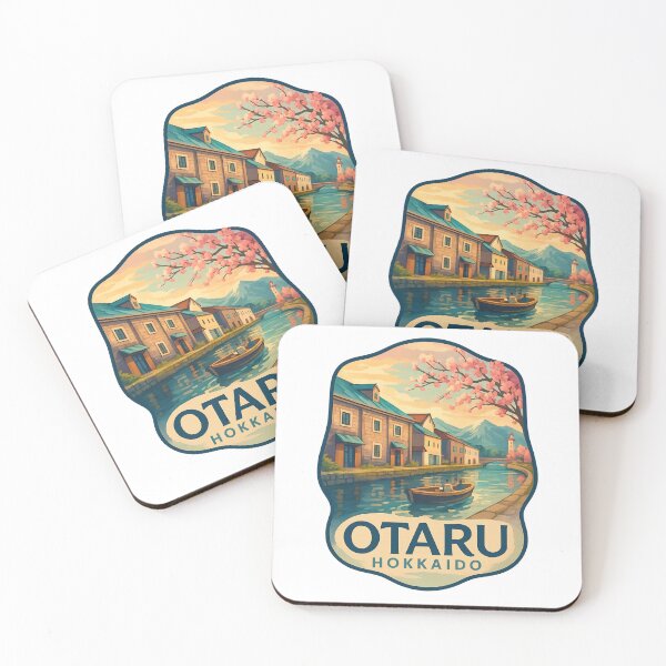 Item preview, Otaru Hokkaido – Cherry Blossoms along Otaru Canal designed and sold by Aryabek.