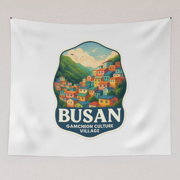 Item preview, Busan – Colorful Hills of Gamcheon Culture Village designed and sold by Aryabek.