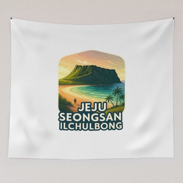 Item preview, Jeju Seongsan Ilchulbong – Sunrise Coastline of Jeju Island designed and sold by Aryabek.
