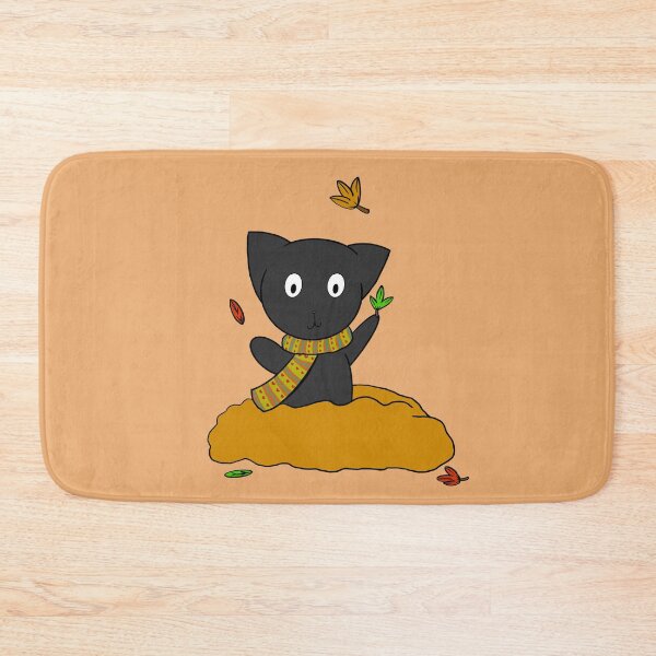 Item preview, kitty's fun fall day in autumn  designed and sold by Sunnyxsun.