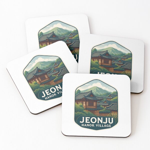 Item preview, Jeonju Hanok Village – Historic Rooftops and Mountain Backdrop designed and sold by Aryabek.