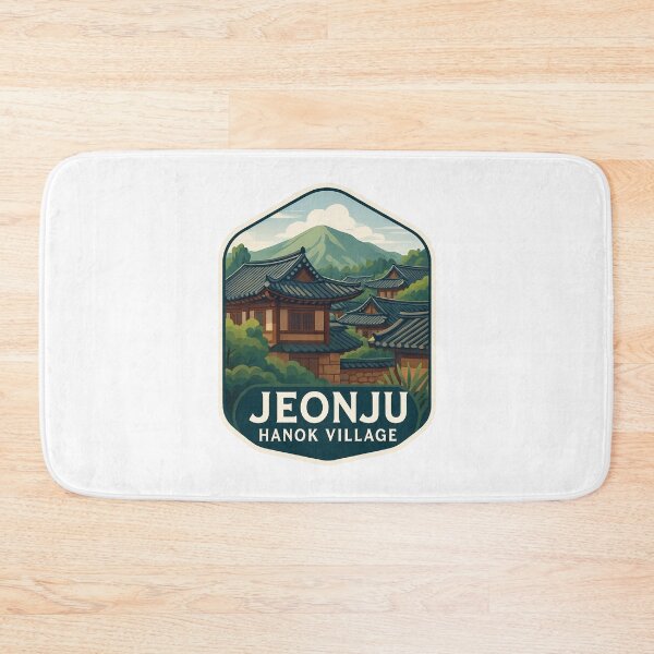 Item preview, Jeonju Hanok Village – Historic Rooftops and Mountain Backdrop designed and sold by Aryabek.