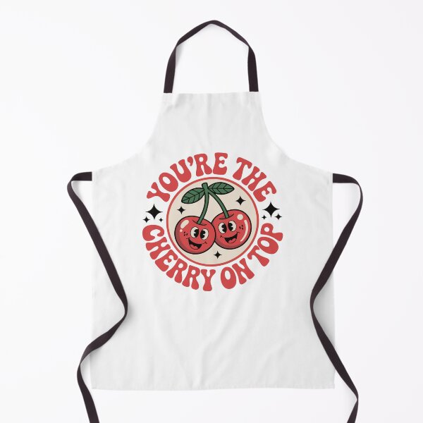Item preview, You're the Cherry on Top – Cute Retro Cherries Typography Design designed and sold by newyorkwala.