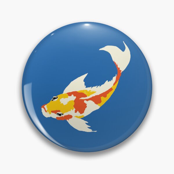Item preview, Golden Koi Fish Illustration – Bold Japanese Pond Art designed and sold by donwillisjrart.