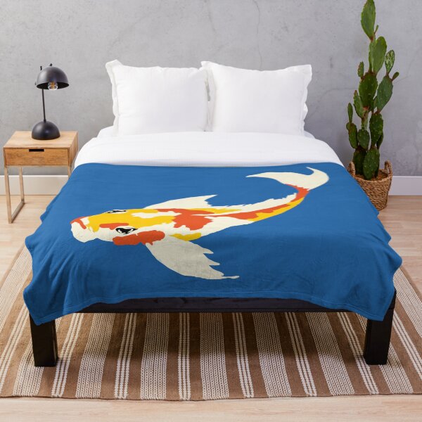 Item preview, Golden Koi Fish Illustration – Bold Japanese Pond Art designed and sold by donwillisjrart.