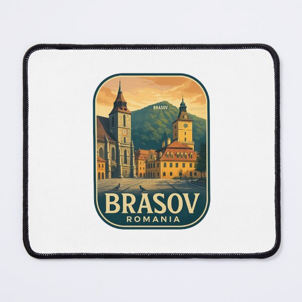 Item preview, Brașov Romania – Tampa Mountain View with Historic Old Town designed and sold by Places On Earth.