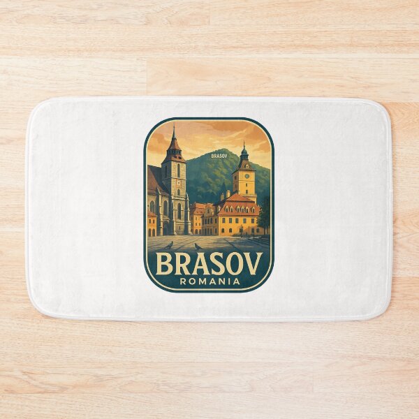Item preview, Brașov Romania – Tampa Mountain View with Historic Old Town designed and sold by Places On Earth.