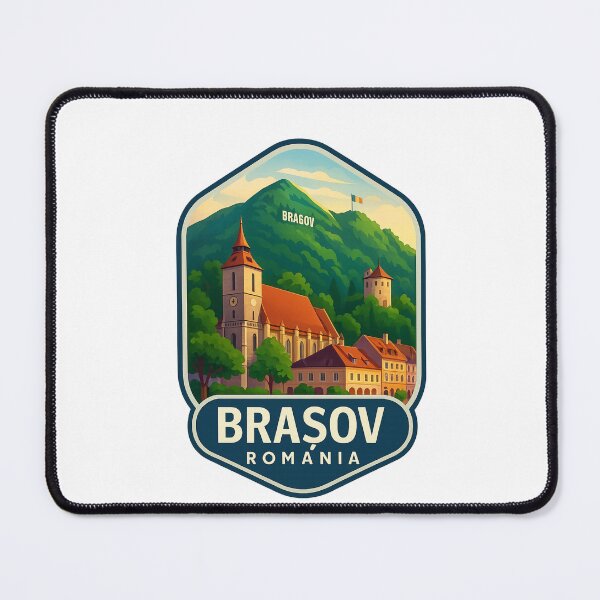 Item preview, Historic Brașov Romania – Black Church and Council Square designed and sold by Places On Earth.