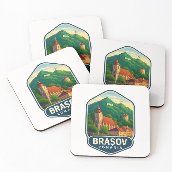 Item preview, Historic Brașov Romania – Black Church and Council Square designed and sold by Places On Earth.