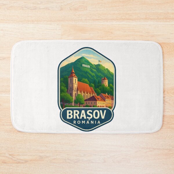 Item preview, Historic Brașov Romania – Black Church and Council Square designed and sold by Places On Earth.
