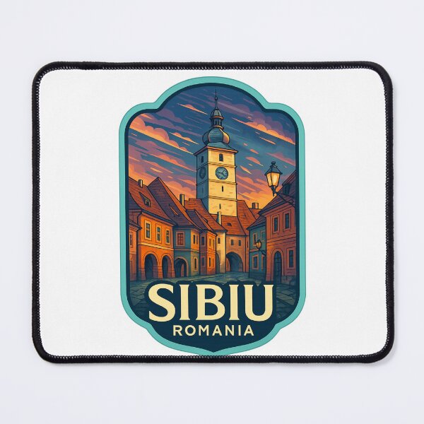 Item preview, Sibiu Romania – Historic Old Town at Sunset designed and sold by Places On Earth.