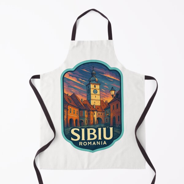 Item preview, Sibiu Romania – Historic Old Town at Sunset designed and sold by Places On Earth.