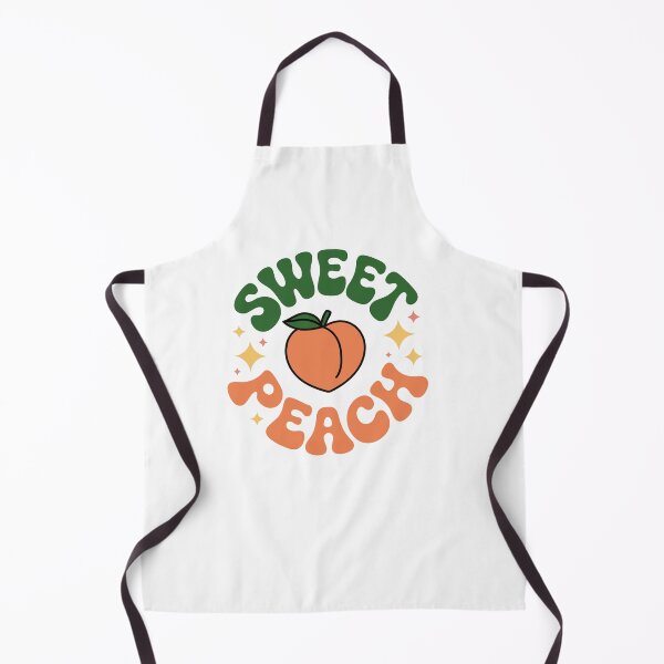 Item preview, Sweet Peach – Retro Fruit Pun Typography Design designed and sold by newyorkwala.