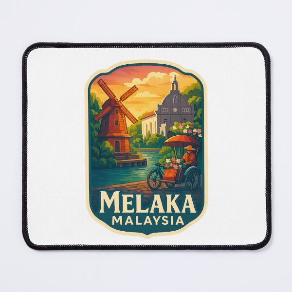 Item preview, Melaka Malaysia – Stadthuys and A Famosa Riverfront designed and sold by Places On Earth.