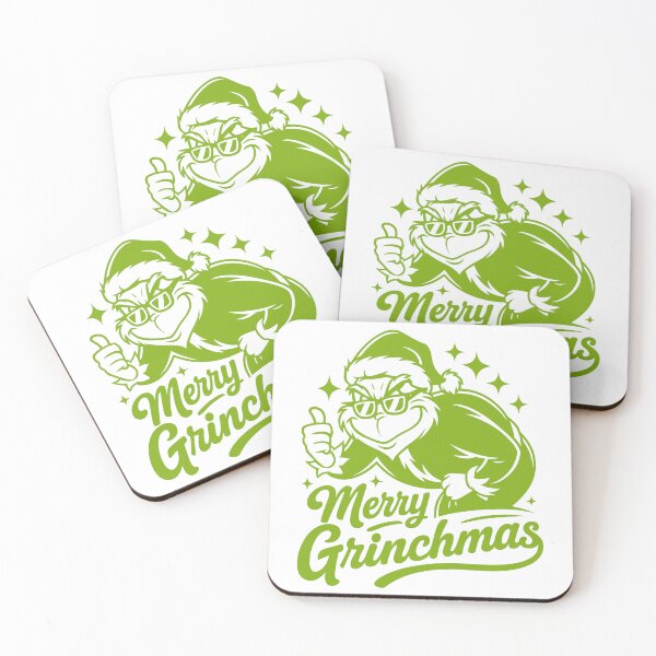 Item preview, Merry Grinchmas – Cool Grinch in Sunglasses Christmas Design designed and sold by tatajef14.