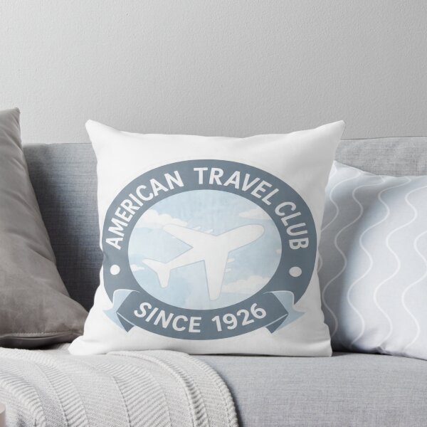 Item preview, Pegatina con insignia de aviación retro del American Travel Club designed and sold by Gscode.