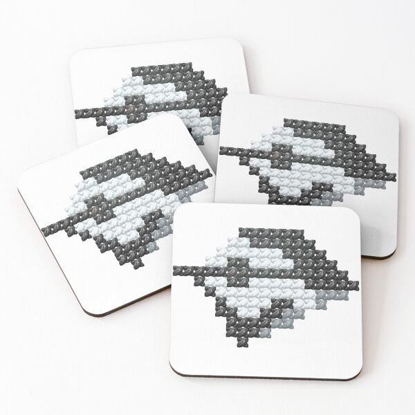 Item preview, cross-stitch of a White Wagtail designed and sold by hichili-dori.