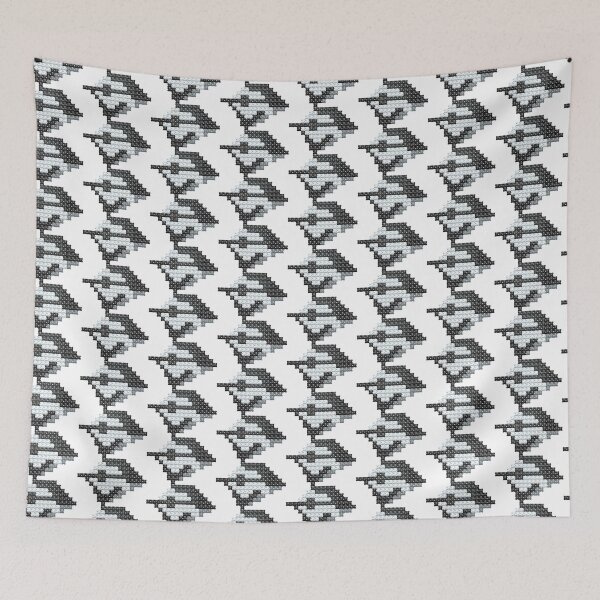 Item preview, cross-stitch of a White Wagtail designed and sold by hichili-dori.