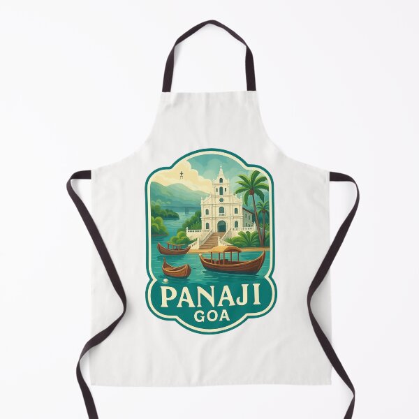 Item preview, Panaji Goa – Riverside Churches and Traditional Boats designed and sold by Places On Earth.