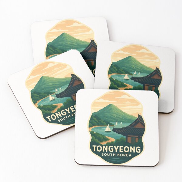 Item preview,  Tongyeong South Korea – Serene Bay and Mountain View designed and sold by Places On Earth.