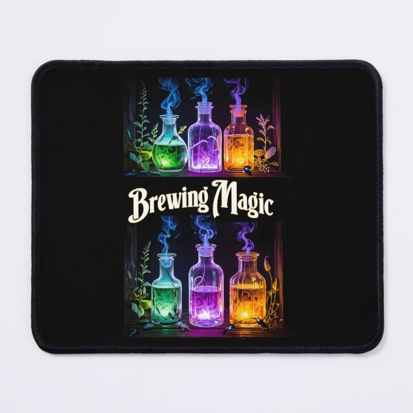 Item preview, Mystical Potion Bottles – Enchanted Fantasy Art designed and sold by GrassThorn.