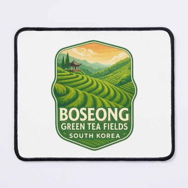 Item preview, Boseong Green Tea Fields – Pavilion View at Sunset designed and sold by Places On Earth.