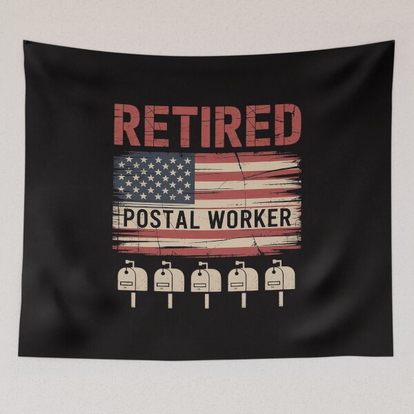 Item preview, Retired Postal Worker Achieved Mailman Retirement designed and sold by BotboutiquePre.