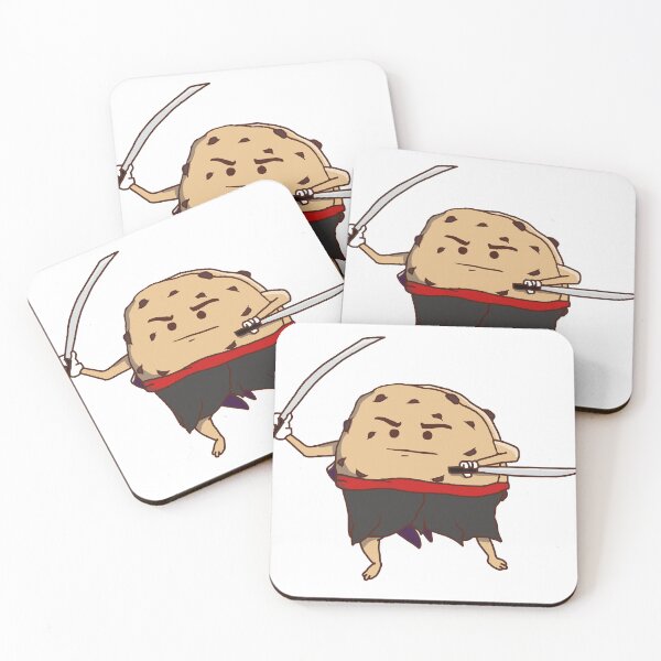 Item preview, The Last Cookie Cutter – Samurai Cookie Pun Illustration designed and sold by PeanutCandy.