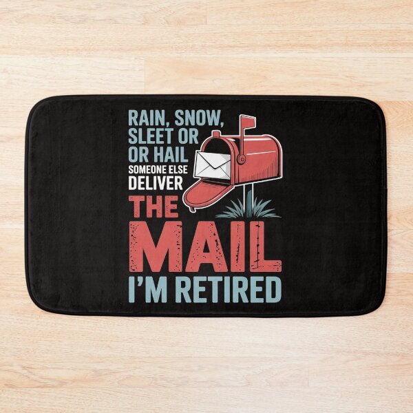 Item preview, Retired Postal Carrier Quote Retirement Gift Postman designed and sold by BotboutiquePre.