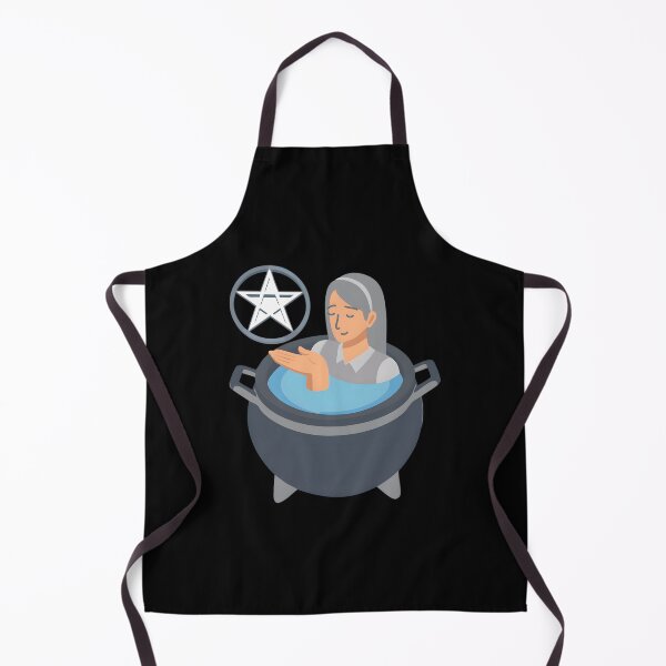 Item preview, Woman In A Cauldron With Pentagram designed and sold by GrassThorn.
