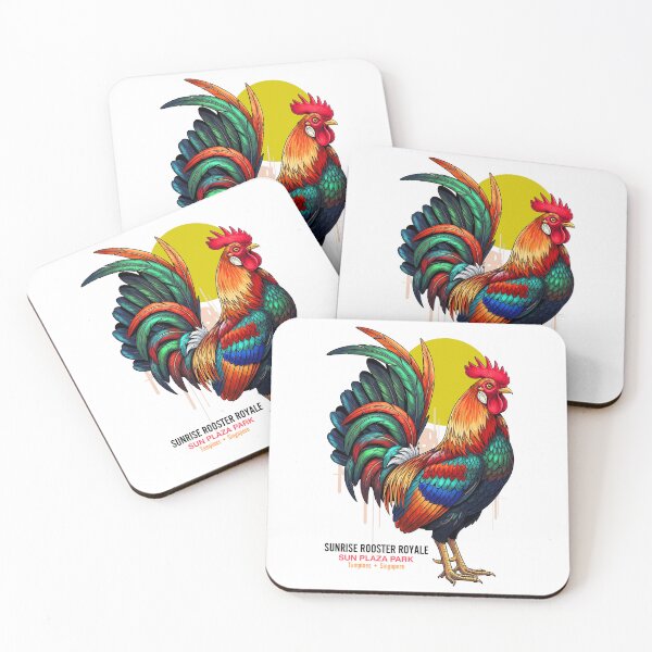 Item preview, Sunrise Rooster Royale designed and sold by HexOne.