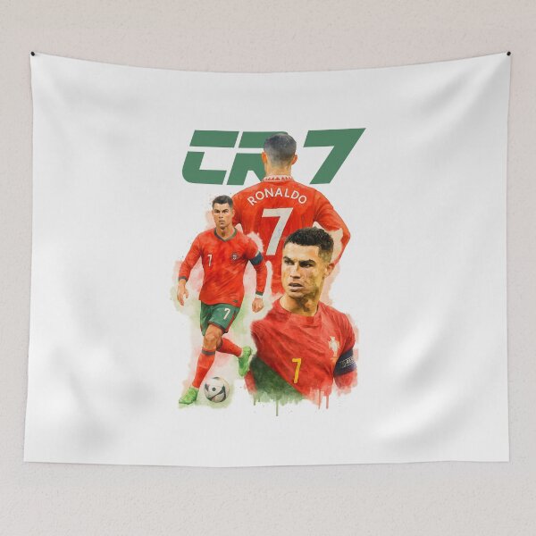 Item preview, CR7 Cristiano Ronaldo illustration watercolour designed and sold by sabartgunpla.