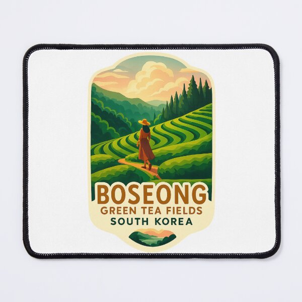 Item preview, Boseong Green Tea Fields – Strolling the Verdant Hills designed and sold by Places On Earth.