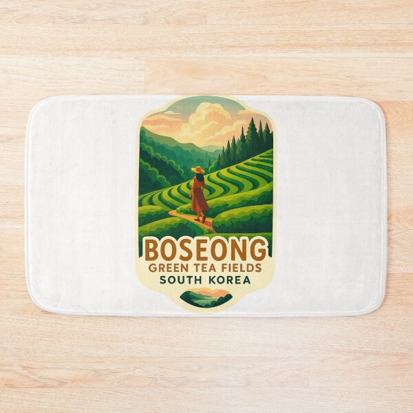 Item preview,  Boseong Green Tea Fields – Strolling the Verdant Hills designed and sold by Places On Earth.