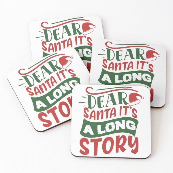 Item preview, Dear Santa, It’s a Long Story designed and sold by A Little Unhinged.