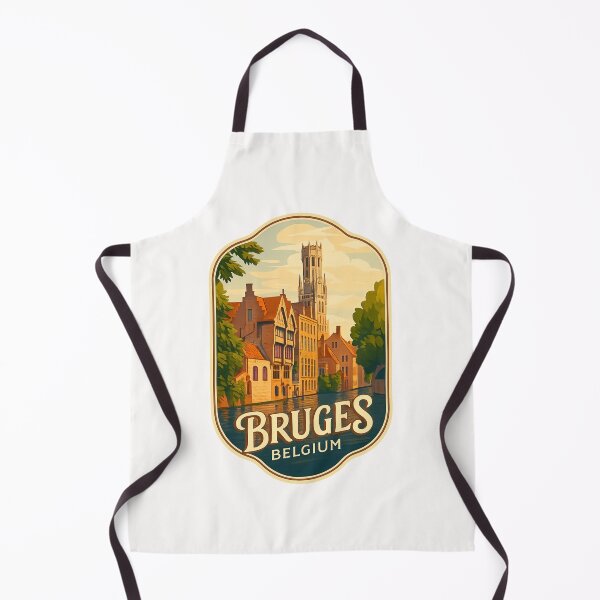 Item preview, Bruges Belgium – Belfry and Canal Houses at Sunset designed and sold by Places On Earth.