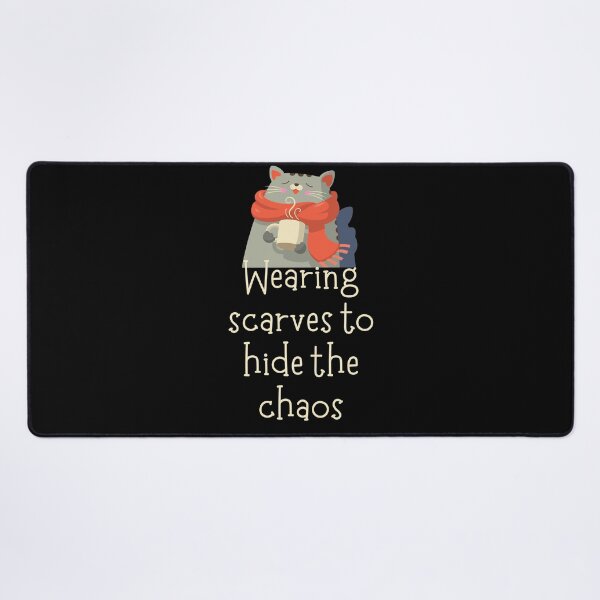 Item preview, Wearing scarves to hide the chaos designed and sold by Nikki Krishna.