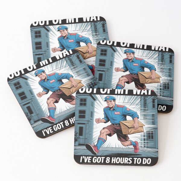 Item preview, Postal Worker Delivery Mailman designed and sold by BotboutiquePre.