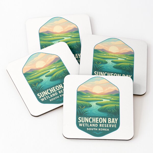 Item preview,  Suncheon Bay – Sunset Over the Reed Marshes designed and sold by Places On Earth.